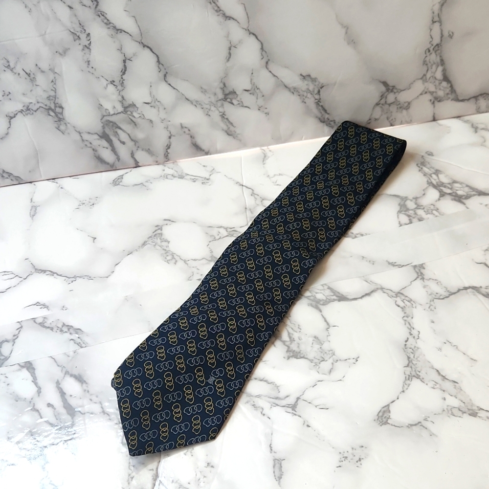CELINE MEN'S 100% SILK TIE